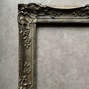 20 x 24” Ornate Antique Swept Frame 3"