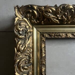 20 x 30” Antique Ornate Large Gold Frame 5"