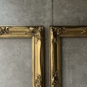 11 x 15” Gold Swept Picture Frame pair 2"