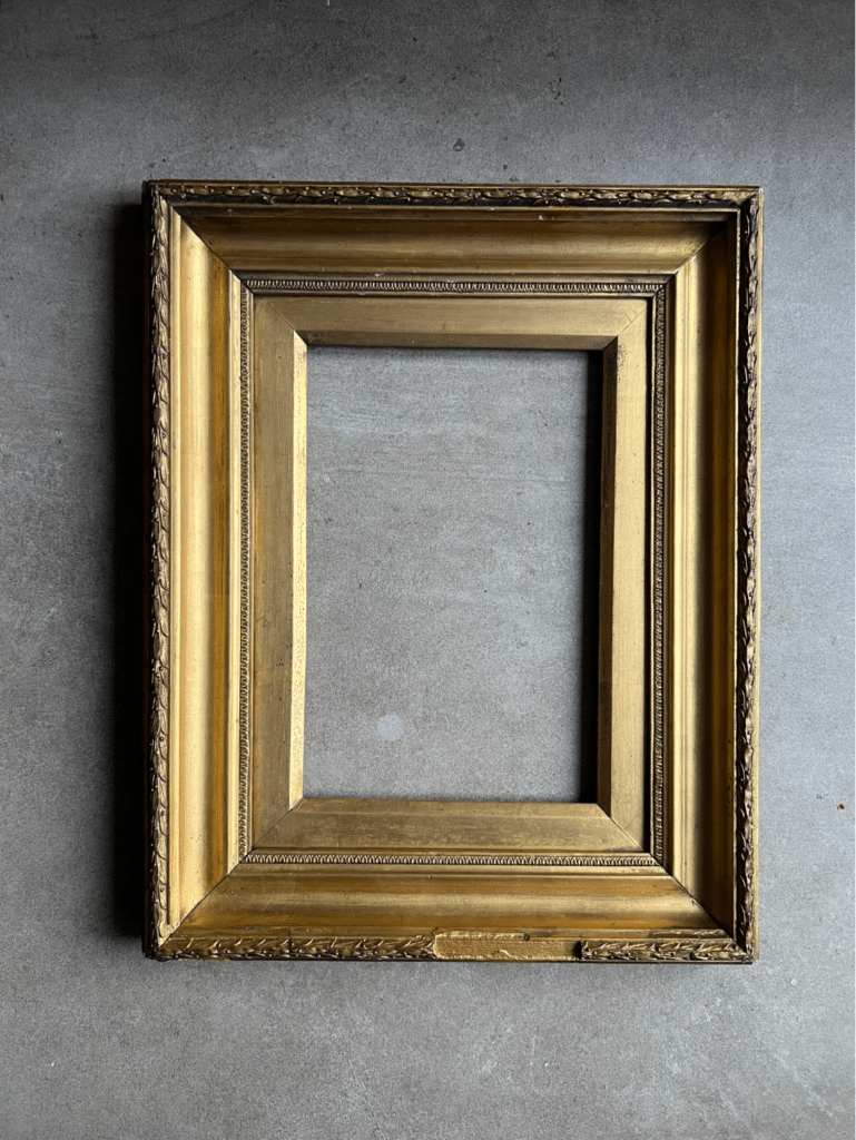 8 x 12” Antique Gold Ornate Frame 4" - Style and Source